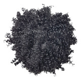 Aplique Coque Afro Puff 90gr 15cm-sem Brilho-parc.s/juros