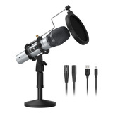 Micrófono Dinámico De Podcasting De Maono Usb\/xlr, Kit De M