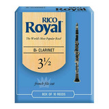 Caña Para Clarinete Rico Royal - Rcb1035 - N° 3.5 Caja 10u
