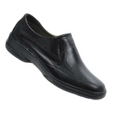 Sapato Preto Social Casual Couro Original Campolina Masculino Estilo Sapatenis Solado Baixo Tipo Tenis Cor Preto Barato