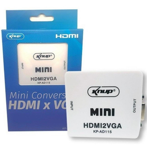 Conversor Hdmi Para Vga Usb Audio Ps3 Ps4 Xbox Chromecast