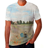 Camisa Camiseta Claude Monet Pintor E Artes Top 96