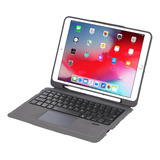 Capa Teclado Touchpad Anti Impacto iPad 8 10.2 Pol 2020