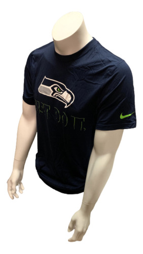 Nike Dri Fit Men's Seattle Seahawks Just Do It Navy Shor Eep