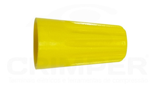 Conector Emenda Rápida Torção 2,5 Á 10.0mm Amarelo Crimper