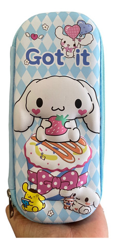 Estuche Rígido Melody Cinnamoroll Sanrio Kawaii Regalo Niñas