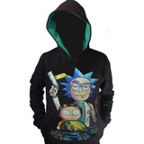 Buzo Hoodie Rick Y Morty - Brilla En La Oscuridad