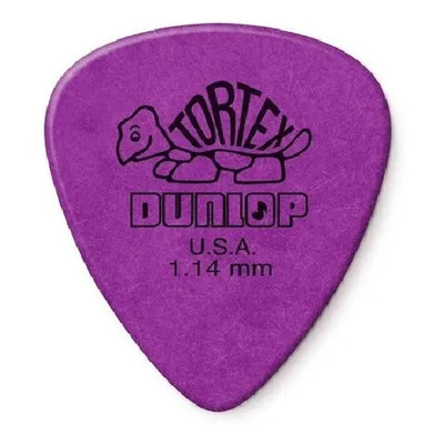 418b1.14(36) Puas Dunlop Tortex Standard 1.14 Morado 36pz | Envío gratis