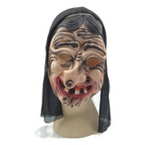 Halloween Máscara De Látex Fiesta Accesorios Bruja
