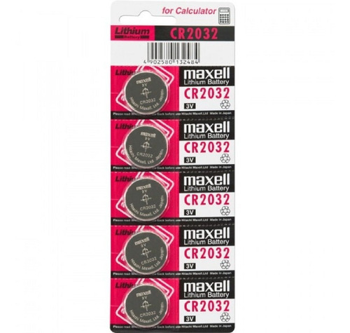 Blister X5 Pilas Cr2032 3v Maxell Origen Japon Originales