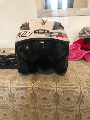 Casco Moto Helmet Abierto