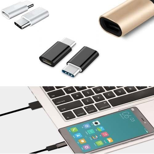 Adaptador Otg Micro Usb A Type C Micro Usb A Tipo C