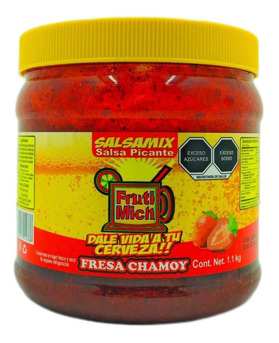 Salsa Para Escarchar Sabor Fresa Michelada Frutimich 1.1kg