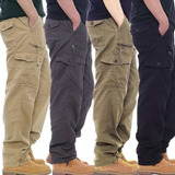 Pantalones Cargo De Algodón Para Hombre  Estilo Militar  Tác