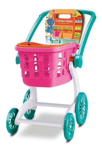 Brinquedo Infantil Carrinho Supermercado Compras