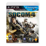 Jogo Socom 4 U.s Navy Seals 3d Para Ps3 Compativel Com Move