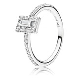 Anillo Pandora Cubico Hielo Amor Engaged Ale 9.25