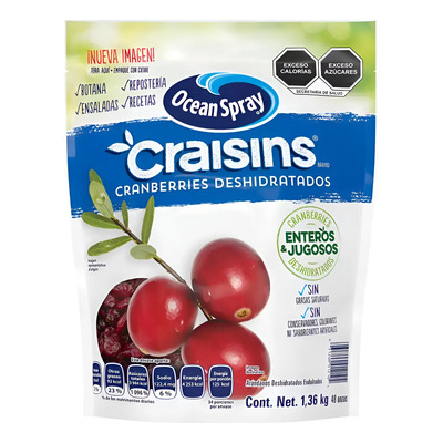 Arandano Deshidratado Rojo 1.36 Kilos Ocean Spray