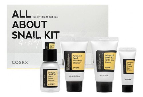 Cosrx All About Snail Kit 4step (4 Productos Mini) Beautyset