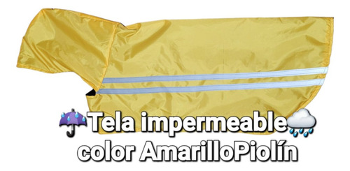 Impermeable Chamarra Térmica Ajustable C/ Reflejante Y Gorro