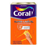 Tinta Acrílica Coral Super Lavável Antimanchas Lata 18l Cor 