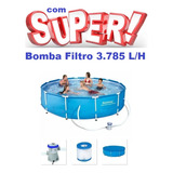 Piscina Bestway 6473 Lts C Bomba Filtro 3785 Lh 220v E Capa