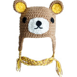 Gorro Oso Rilakuma Crochet  Bebés Kawaii