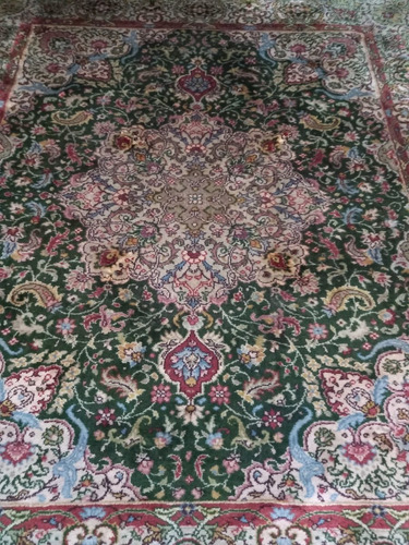 Manyantiques - Alfombra Antigua De Lana 290 X 250 