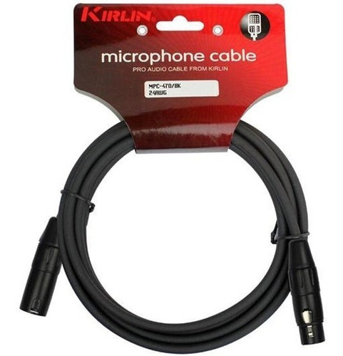 Cable Microfono Xlr 3 Mts. Serie E Mpc-470pb-3 Kirlin