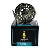 Reel Mosca Fly Grey Gull Serie L #3/4 Izq/derecha 3rulemanes