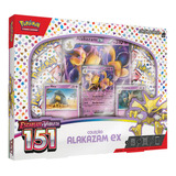 Box Pokémon Alakazam Ex Escarlate Violeta 151 Copag Original