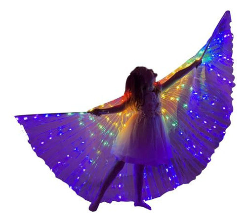 Kids Belly Dance Wings Led Butterfly Wings Luminous Lig...