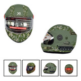 Casco Cerrado Infantil Special Force Militar Con Luz Rmb