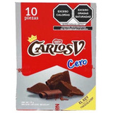 Chocolate Carlos V Cero 10pzs Sin Azúcar