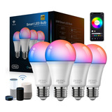 Foco Led Con Wi-fi Owlview L03 Bulbo Color Rgb 10w 110v 6500k 800lm Por 4 Unidades