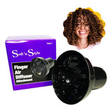 Soft N' Style Difusor Universal Para Secadora Cabello Rizado Color Negro