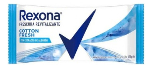 Jabon En Barra Rexona Cotton Fresh 3x125 Gr Multipack