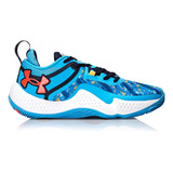 Tênis Masculino Under Armour Dagger Cor Cosmic Blue/black/beta - Adulto 45 Br