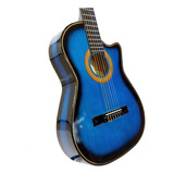 Guitarra Clásica Acústica Española  Azul Sombreado M09 C