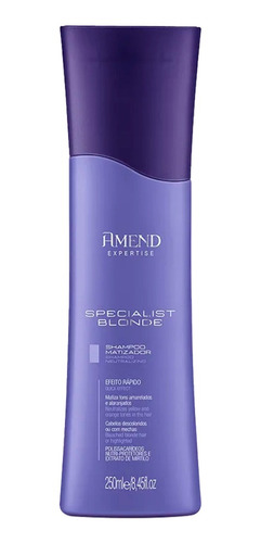 Amend Shampoo Matizador Specialist Blonde Expertise 250ml