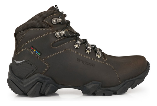 Borcego Cuero Hombre Bota Zapatilla Trekking Briganti Kang