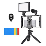 Kit De Vlog Andoer Para Grabación De Videos Con Smartphone