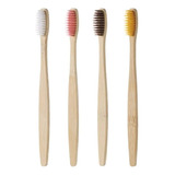 Pack De 3 Cepillos Dentales De Bambú 100% Biodegradables