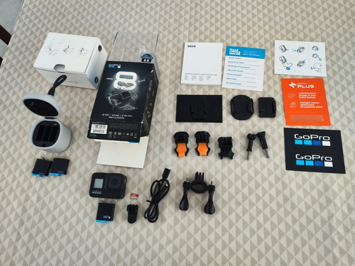 Gopro Hero 8 Black Com Acessórios E 3 Baterias