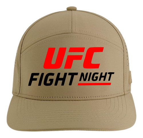 Gorra Ufc Sport Fight 5 Paneles Premiun Caqui Xv