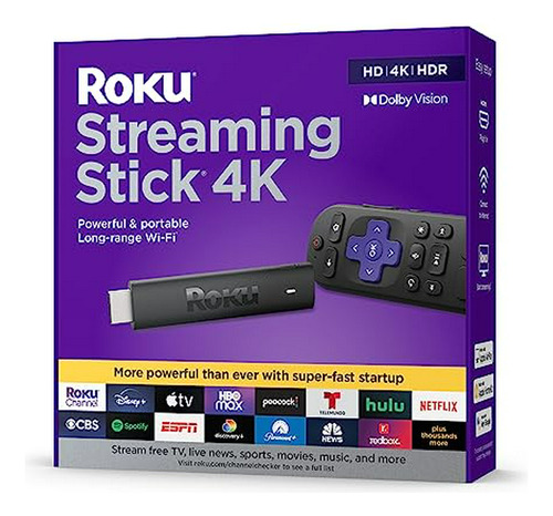 Roku Streaming Stick 4k/hdr, Control Por Voz