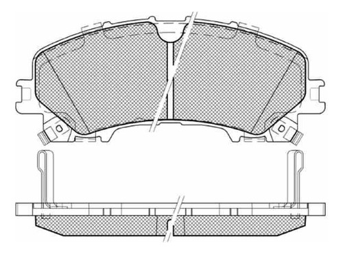 Pastillas Freno Para Nissan Rogue 2.5 2013/ Delantera Share Foto 2