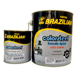 Tinta Epóxi Cinza 3,5 C/ Endurecedor Brazilian 3,6l