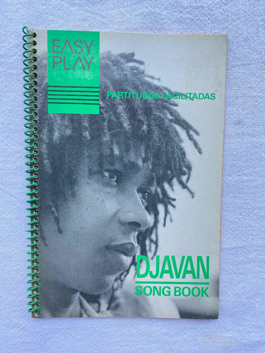 Livro Djavan Song Book Easy Play Partituras Facilitadas 1990