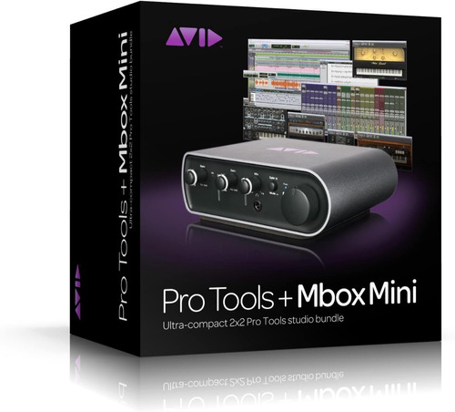 Avid Pro Tools Mini Ultra-compacta 2 X 2 Mbox Mini